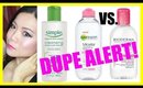 Dupe?! Garnier & Simple Micellar Cleansing Water vs Bioderma |#DupeTuesday EP  5
