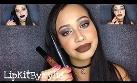 #LipKitByKylie Lipstick Review Swatches(Reseña de Labiales #LipKitByKylie)-StyleByGabyA