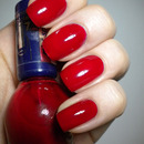31 Day Challenge - Red Nails - 01. DAY