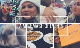 VLOG: A mishmash of events | Louis Vuitton Party | November - December 2016 | vaniitydoll