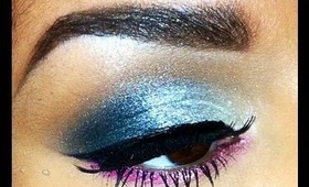 New Year Makeup Tutorial❤Disco Silver and Pink