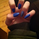 Midnight blue nails