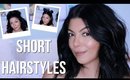 FAST AND EASY HAIRSTYLES FOR SHORT HAIR | SCCASTANEDA