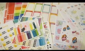 December / January Etsy Haul ♡ Scribble Prints Co, Pink Paperplane, Planneresque & more!