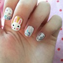 cute bunny nails