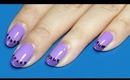 Purple Ombre French Tip Manicure : How to Paint Nails Like a Pro in Minutes : IndianMakeupGuru