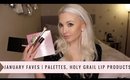 January Favorites | New Palettes, Holy Grail Lip Products