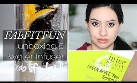 FabFitFun Water Infuser Recipe & Unboxing