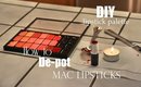 How to de-pot MAC lipsticks!