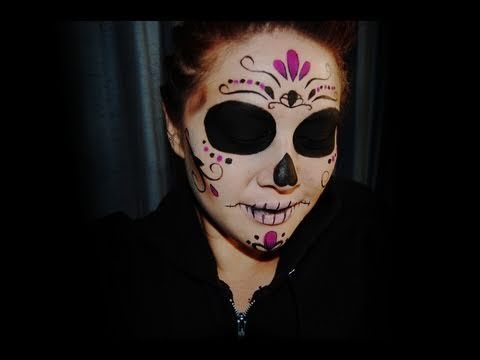 Halloween: Sylvia Ji inspired Sugar Skull | jazziebabycakes Video ...