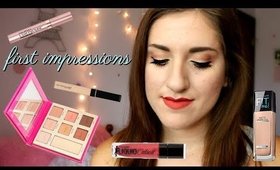 Trying Out New Affordable Makeup! First Impressions | tewsimple