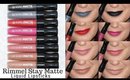 Rimmel Stay Matte Liquid Lip Swatches and Review