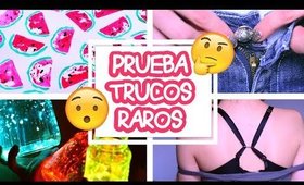 PROBANDO TRUCOS RAROS  | Kika Nieto