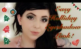 EASY Holiday Eyeshadow Look Featuring Too Faced Holiday  Palette!