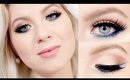 Pop Of Blue Eyeliner Makeup Look | Milabu