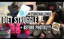 #250KChallenge | MY BEFORE PHOTOS, DIET & LIFTING STRUGGLES