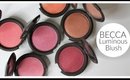 BECCA Luminous Blushes Review & Swatches | Bailey B.