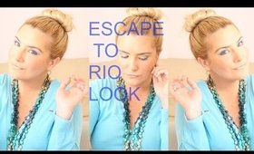 ESCAPE TO RIO LOOK - BRAZIL INSPIRED MAKEUP TUTORIAL | TheInsideOutBeauty.com by Heidi