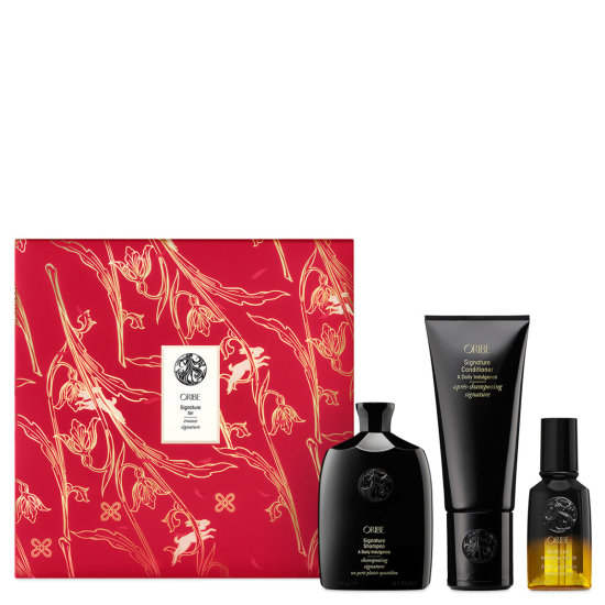 Oribe Lunar New Year Signature Set - top Shampoo, conditioner, oil