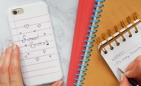 DIY Back to School Phone Case