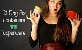 21 Day Fix Containers VS TupperWare