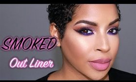 How To Smoke Out Liner | Violet Collab | Queenii + Beauty By Lee