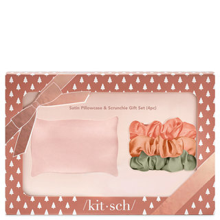 Kitsch Satin Pillowcase & Scrunchies Gift Set
