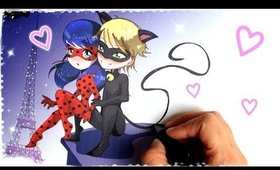 Ladybug & Chat Noir || Chibi SPEED PAINTING