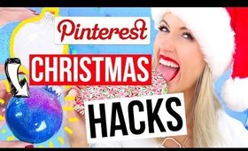 Pinterest HACKS Tested || Christmas 2016 Edition!!