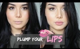 تكبير الشفايف بالمكياج بدون عمليات تجميل |  How To Plump Your Lips Without Injections.