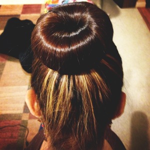 sock buns :)