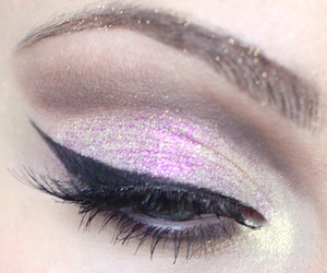 New Years Eve glitter makeup 