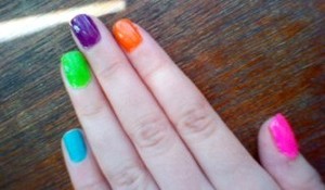 One of my most favorite nail looks for this summer!! :) Check out my blog for full a review on it! - http://bex-4-ever.blogspot.com/2011/04/notd-my-spring-nails.html