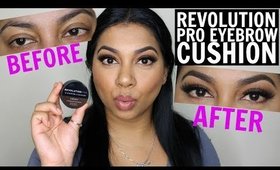 REVOLUTION PRO EYEBROW CUSHION REVIEW + DEMO | MissBeautyAdikt