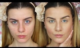 Base VISO Pelle PERFETTA come Photoshop 2016! Coprire OCCHIAIE/BRUFOLI/ROSSORI | Make up Tutorial