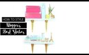 Blogger Desk Shelves | How to Style