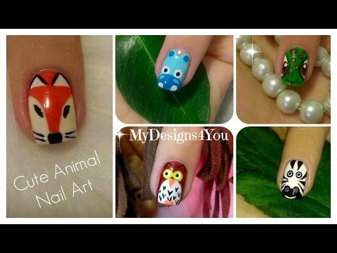 Animal Prints Nail Art Design by LOVE4NAILS