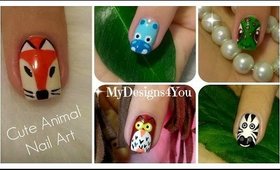 Cute Animal Nail Art Vol.2 | Diseño de Uñas-Animales 2 ♥ Дизайн Ногтей
