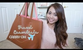 My Travel Essentials ✈ (Carry-On) | Charmaine Manansala