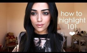 How to Highlight Your Face ❤ | Higher Cheekbones, Brighter Eyes, Slimmer Nose, Fuller Lips & More! ❤