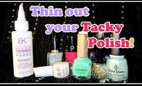 THIN out your OLD TACKY nail polish | BORNPRETTYSTORE