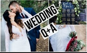 My Wedding Day Q&A: Trying on my wedding dress, Honeymoon, Budgeting!