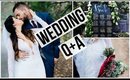 My Wedding Day Q&A: Trying on my wedding dress, Honeymoon, Budgeting!
