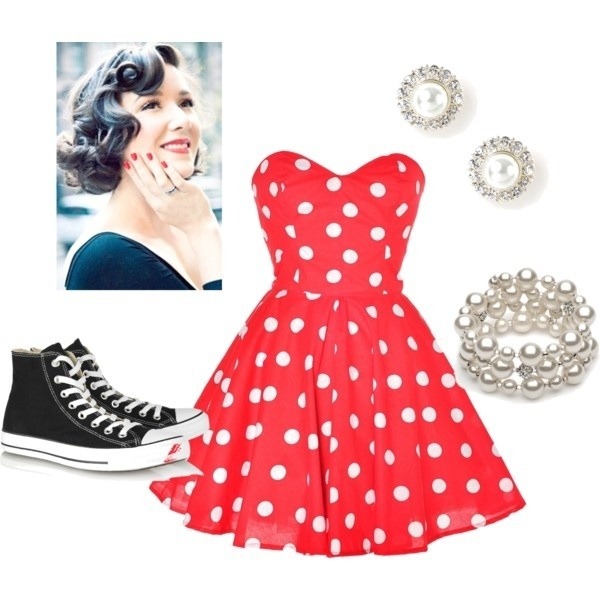 Outfit for 50s dress up day. | Beautylish