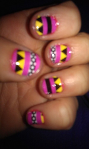 pink yellow
