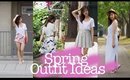 4 Spring Outfit Ideas! ft. Eva Chung