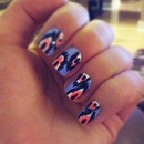 Ikat nails inspired by miss jen