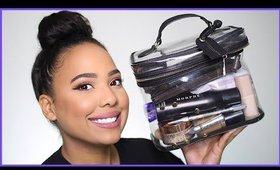 Whats In My Travel Makeup Bag | Ashley Bond Beauty