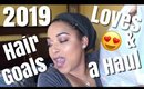2019 NATURAL HAIR GOALS | WHAT I’M LOVING RIGHT NOW | ULTA CURLMART BIG LOTS HAUL  | MelissaQ