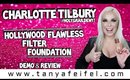 Charlotte Tilbury Hollywood Flawless Filter Foundation | Demo & Review #Gorge! | Tanya Feifel